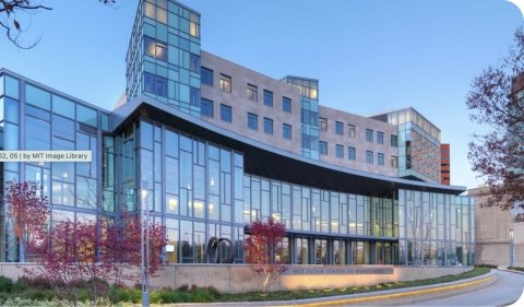 Beautiful campus building with many windows